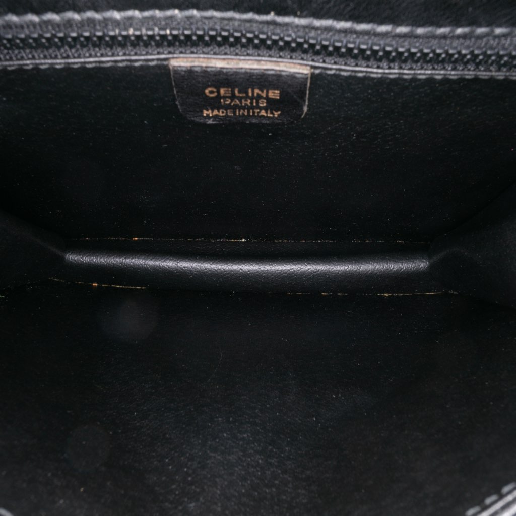 Celine Leather Satchel - 4