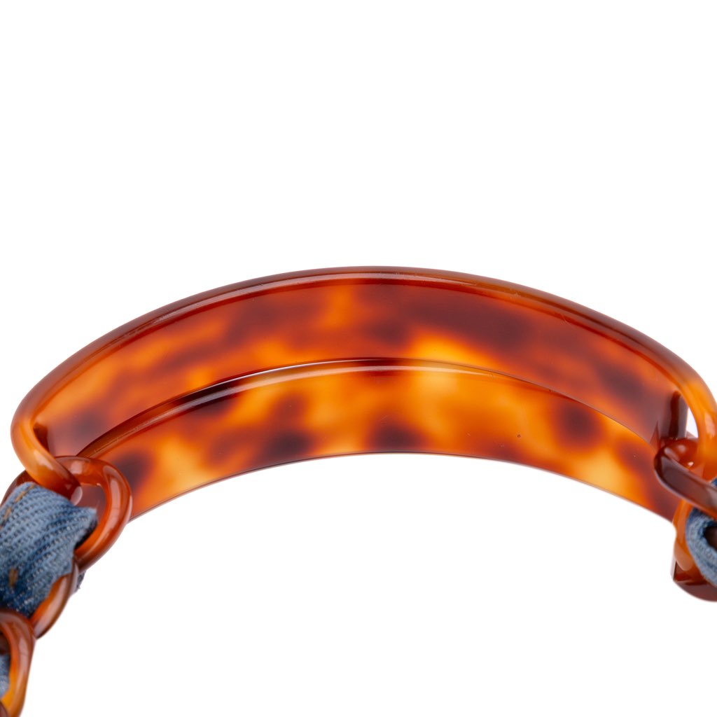 Chanel Small CC Stitched Denim Tote - Image 12