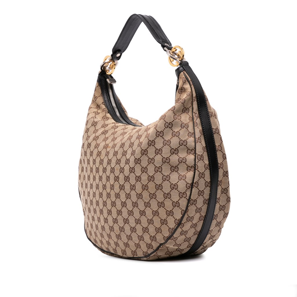 Gucci Large GG Canvas Twins Hobo - 2