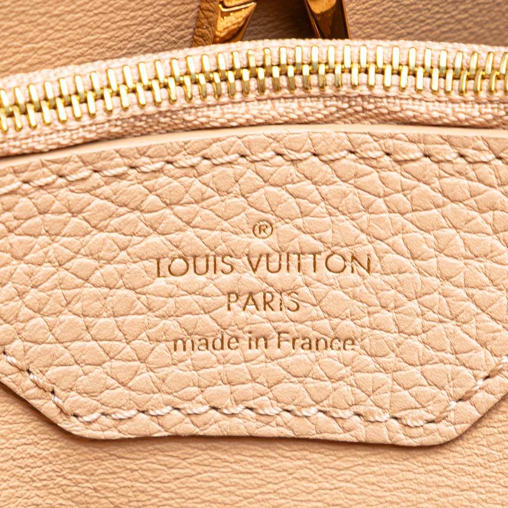 Louis Vuitton Taurillon Studdy Capucines MM - Side view