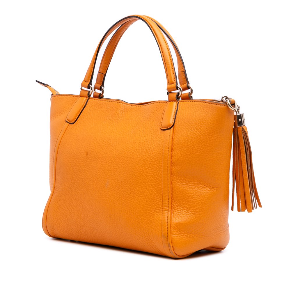 Gucci Small Leather Soho Cellarius Satchel - 2