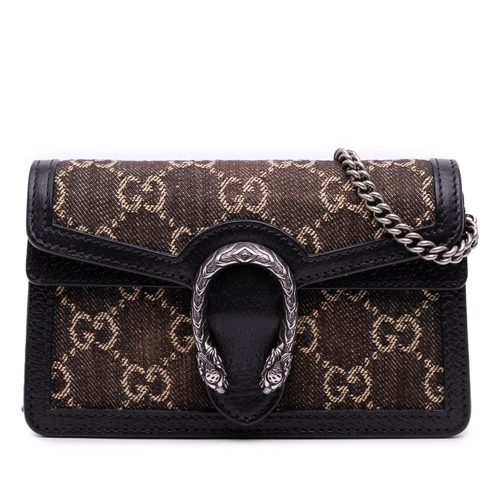 Gucci Mini GG Denim Dionysus Crossbody