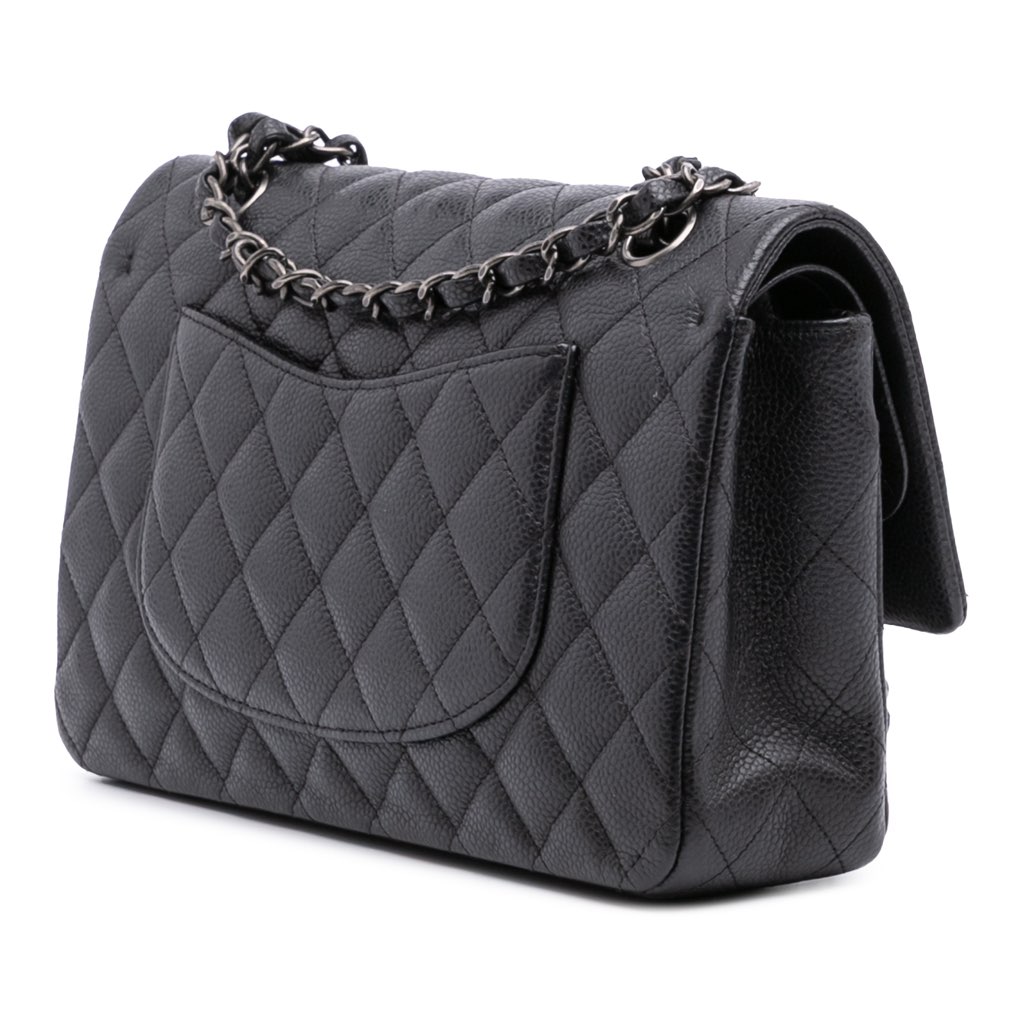 Chanel Medium Classic Caviar Double Flap - 2