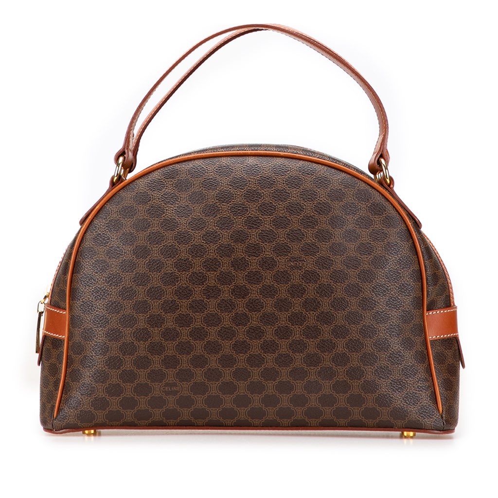 Celine Macadam Coated Canvas Dome Handbag