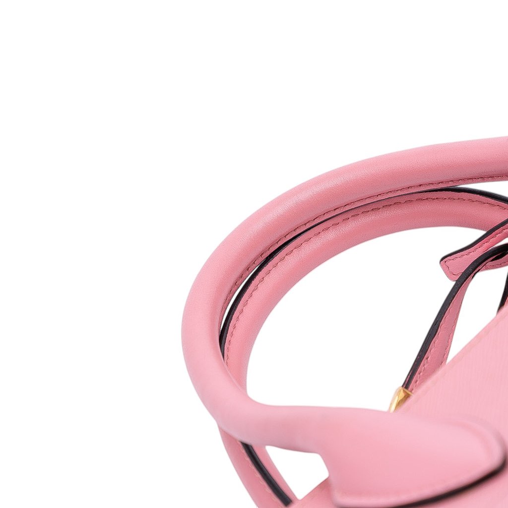 Prada City Calf Trimmed Saffiano Greche Paradigme Bag - Image 14