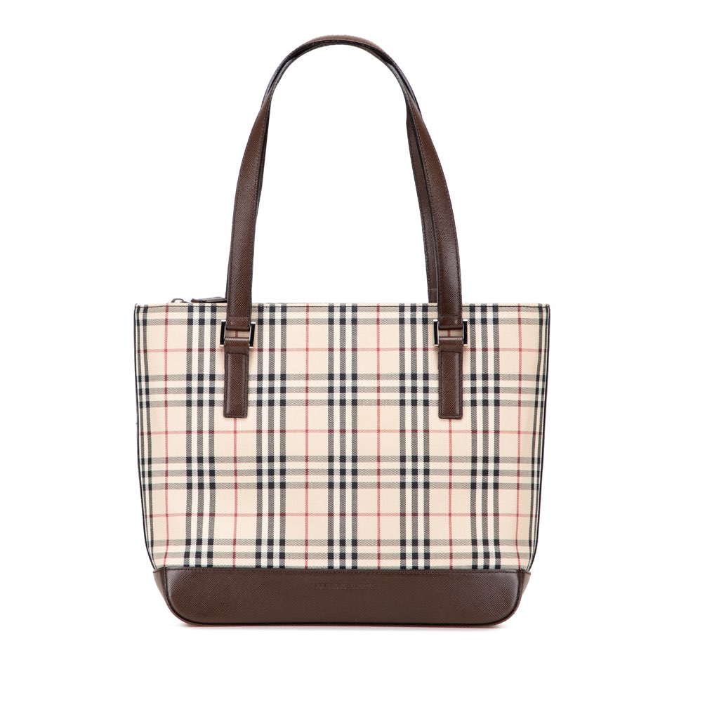 Burberry House Check Canvas Tote