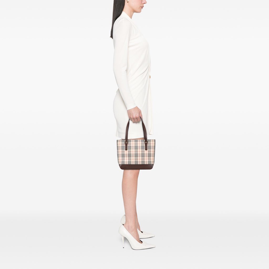 Burberry House Check Canvas Tote - Image 13