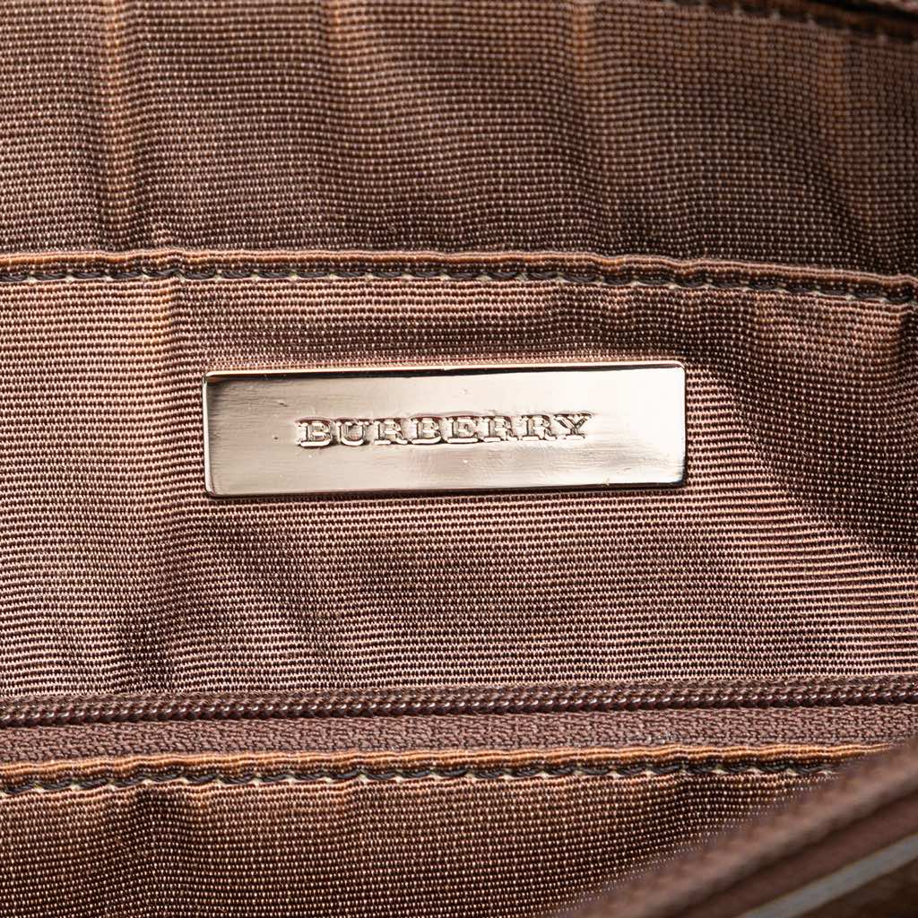 Burberry House Check Canvas Tote - Side view