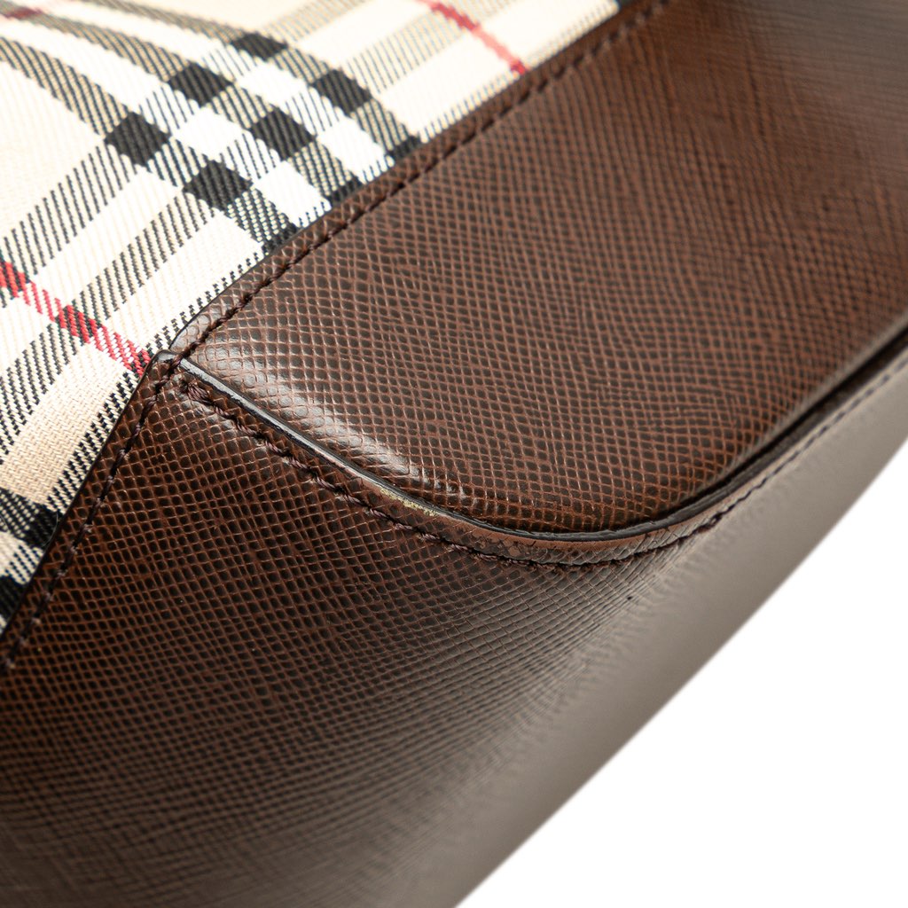Burberry House Check Canvas Tote - Image 11