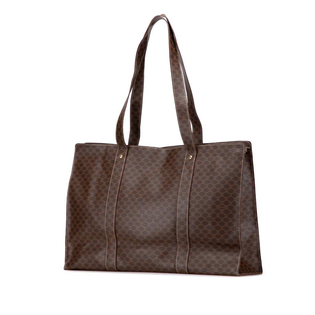 Celine Macadam Coated Canvas Tote - 2