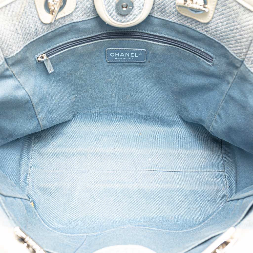 Chanel Small Denim Deauville Tote - 4