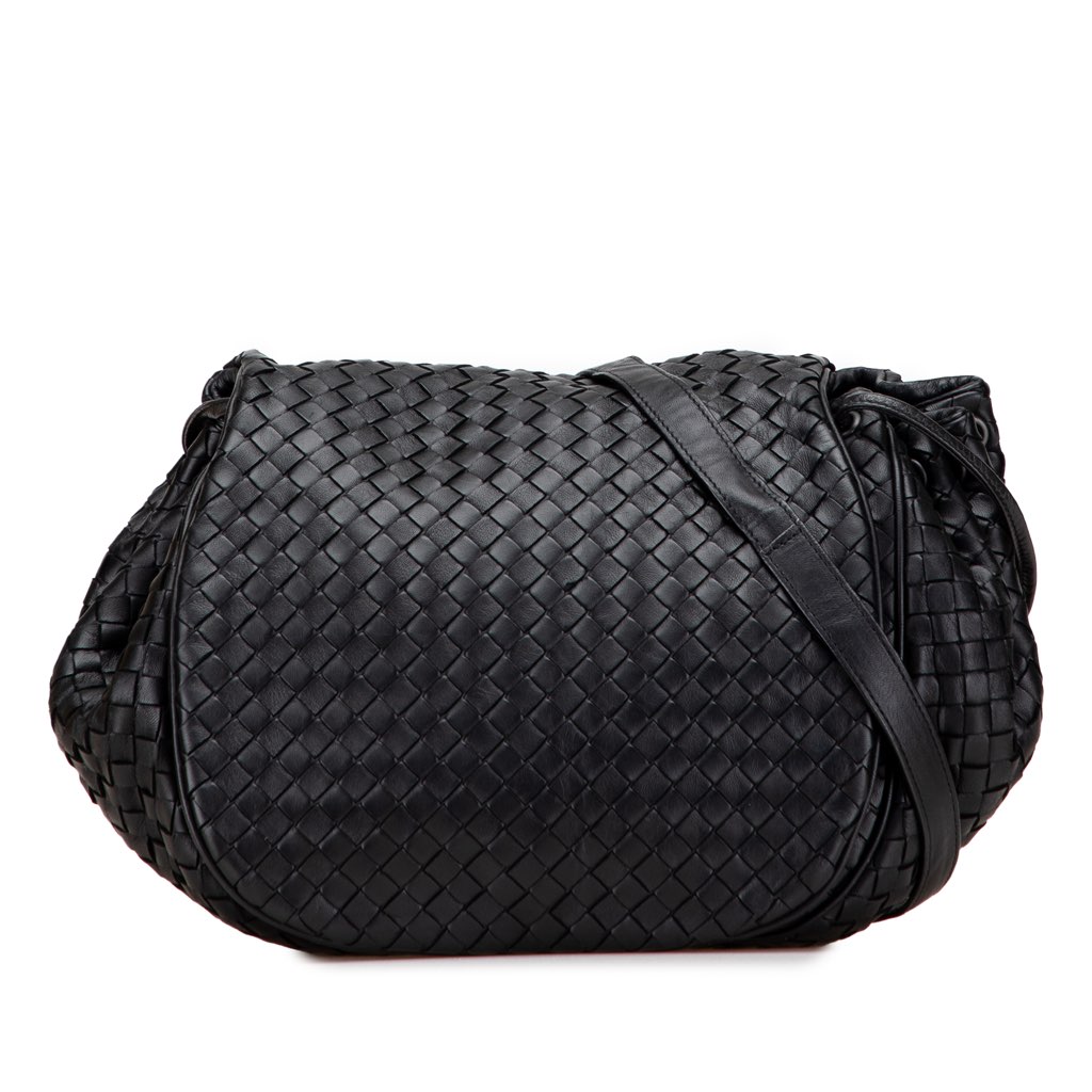 Bottega Veneta Nappa Intrecciato Flap Crossbody