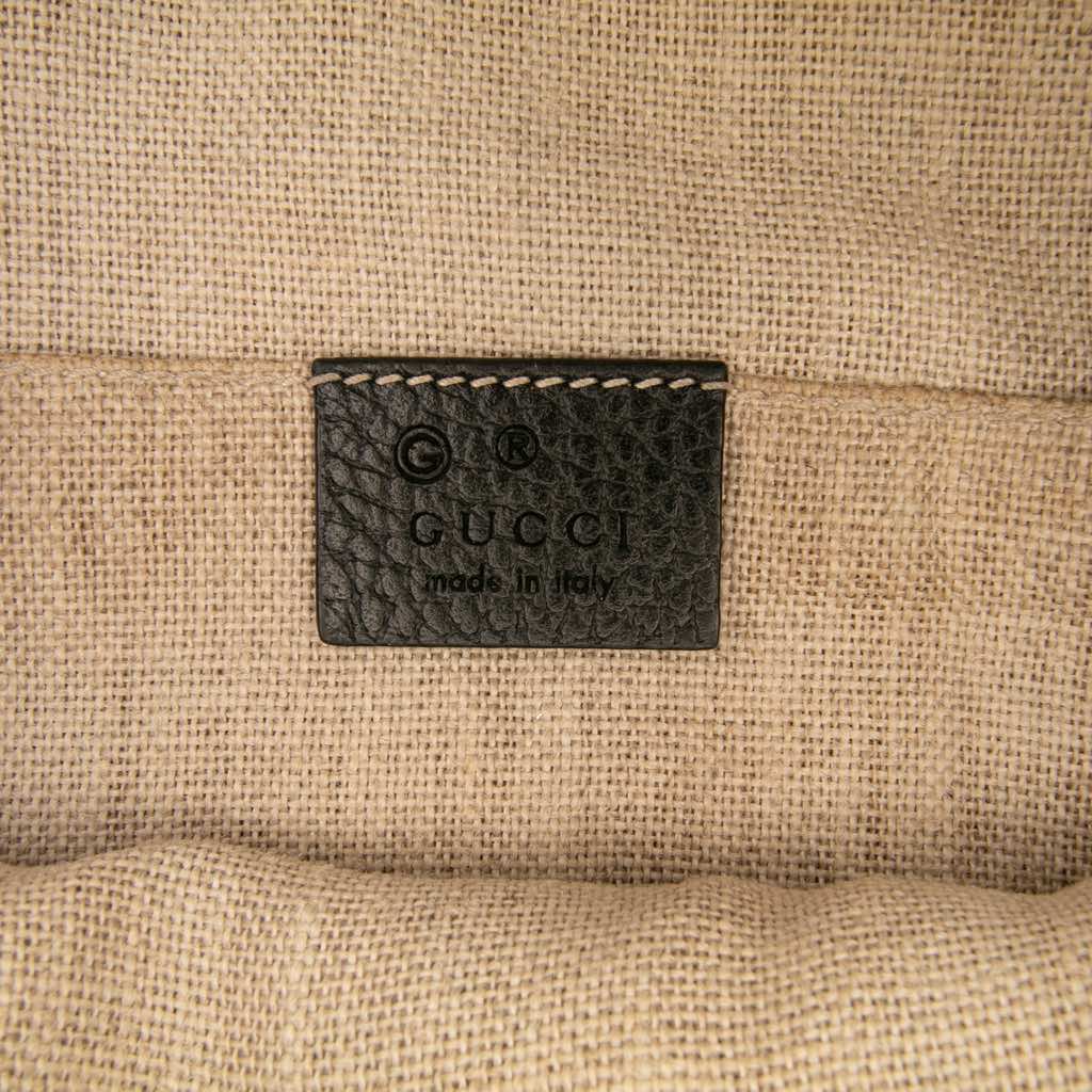 Gucci Calfskin Bamboo Tassel Clutch - Side view