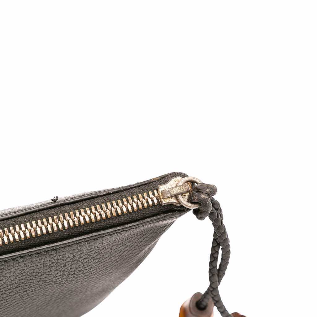 Gucci Calfskin Bamboo Tassel Clutch - Detail 2