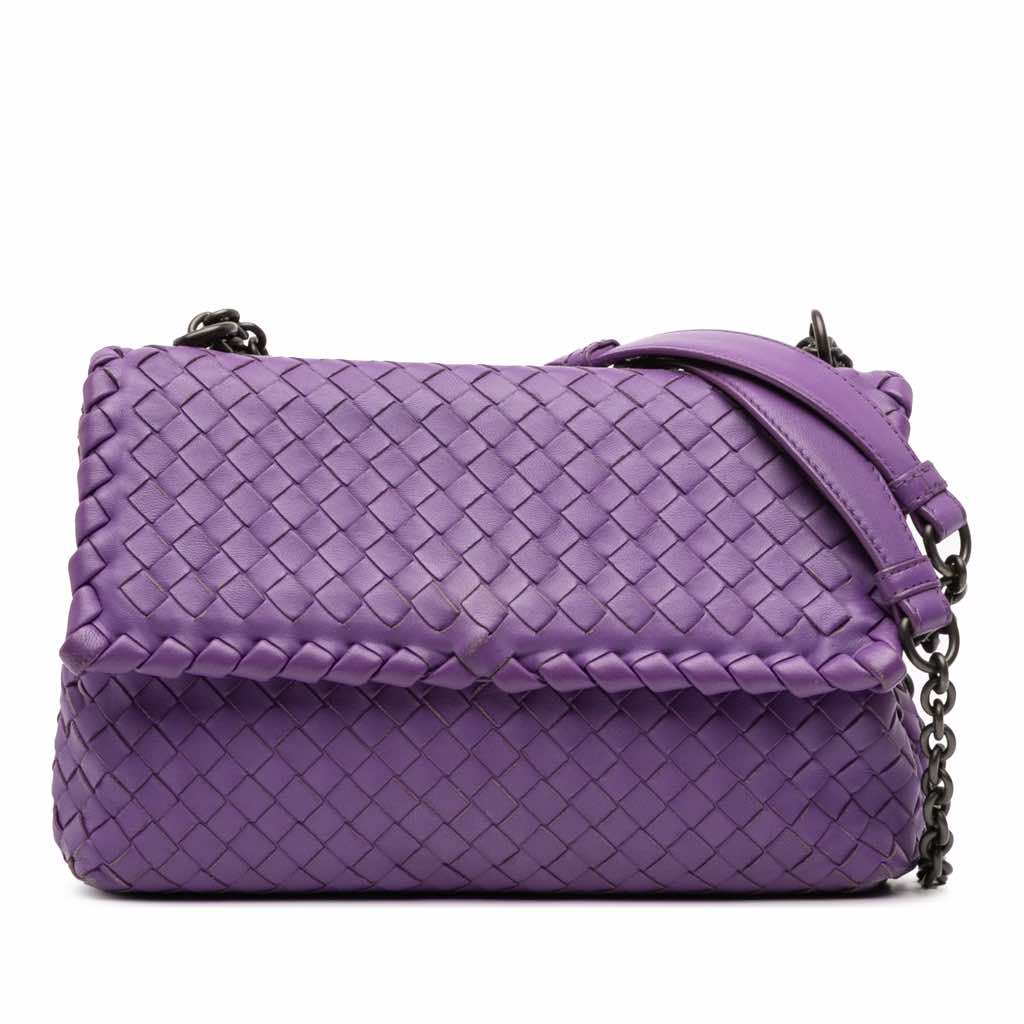 Bottega Veneta Small Nappa Intrecciato Olimpia Crossbody