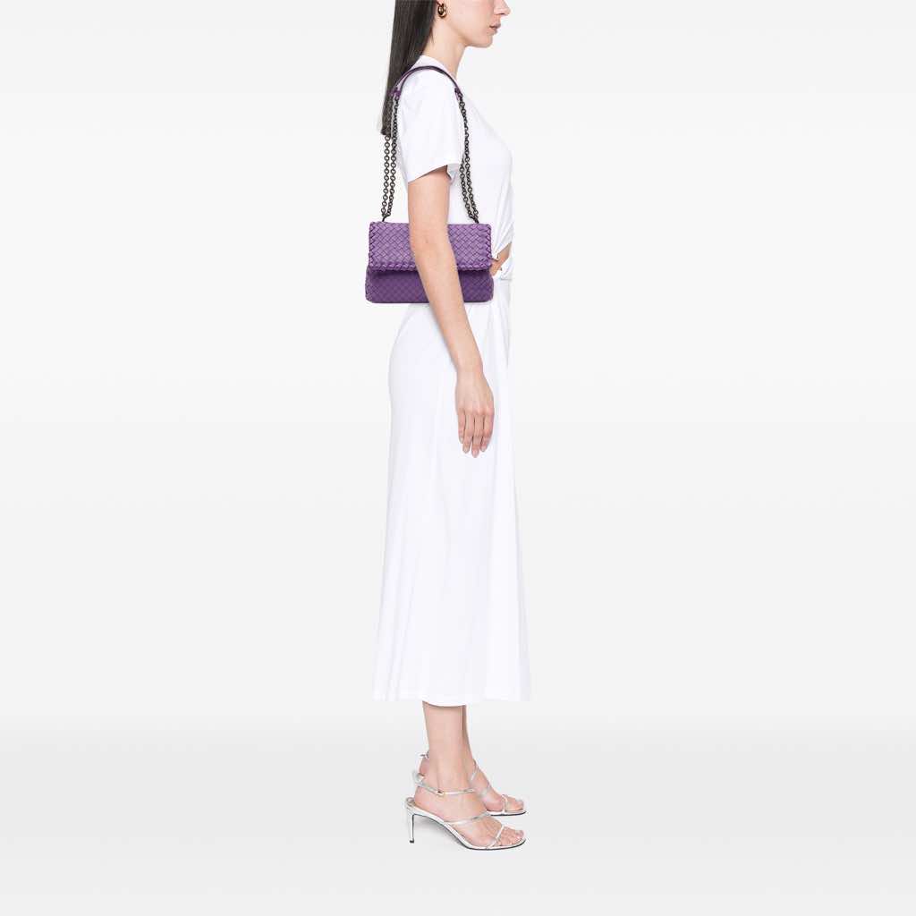 Bottega Veneta Small Nappa Intrecciato Olimpia Crossbody - Image 12