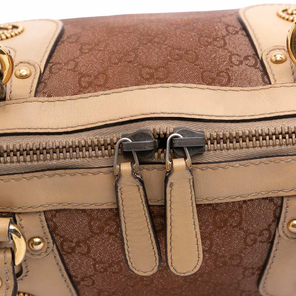 Gucci Medium GG Lurex Scarlett Satchel - Image 10