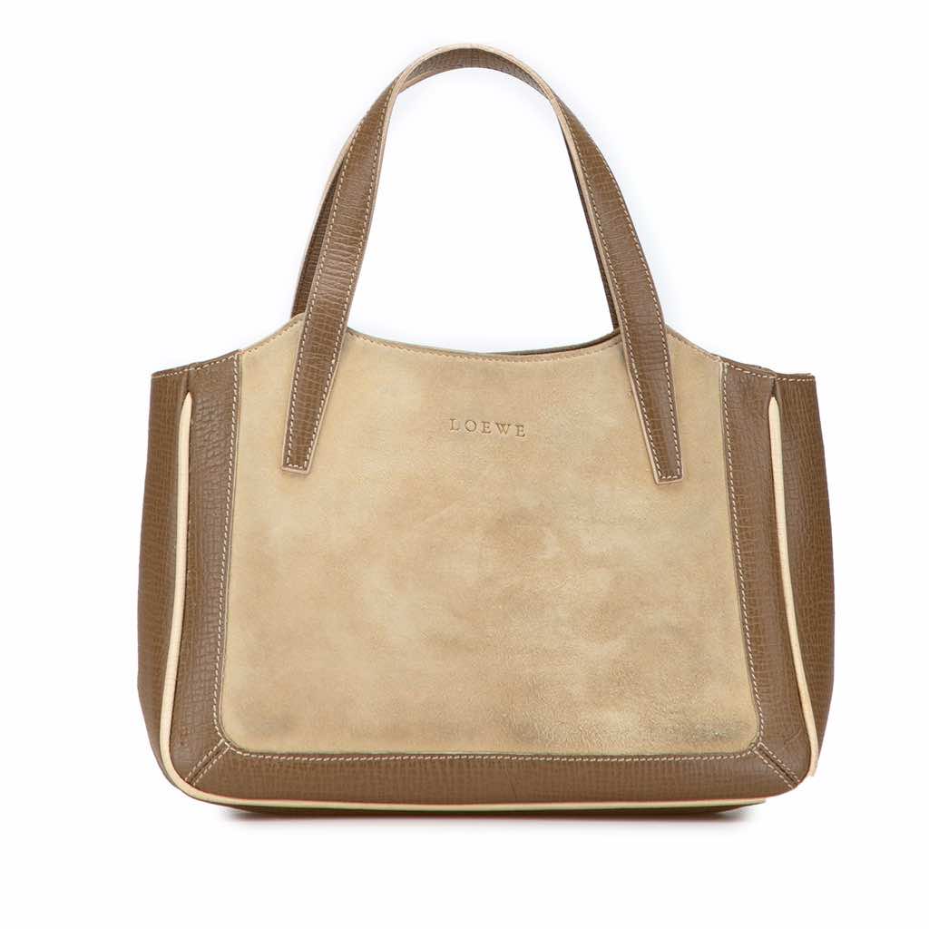 Loewe Suede Leather Handbag