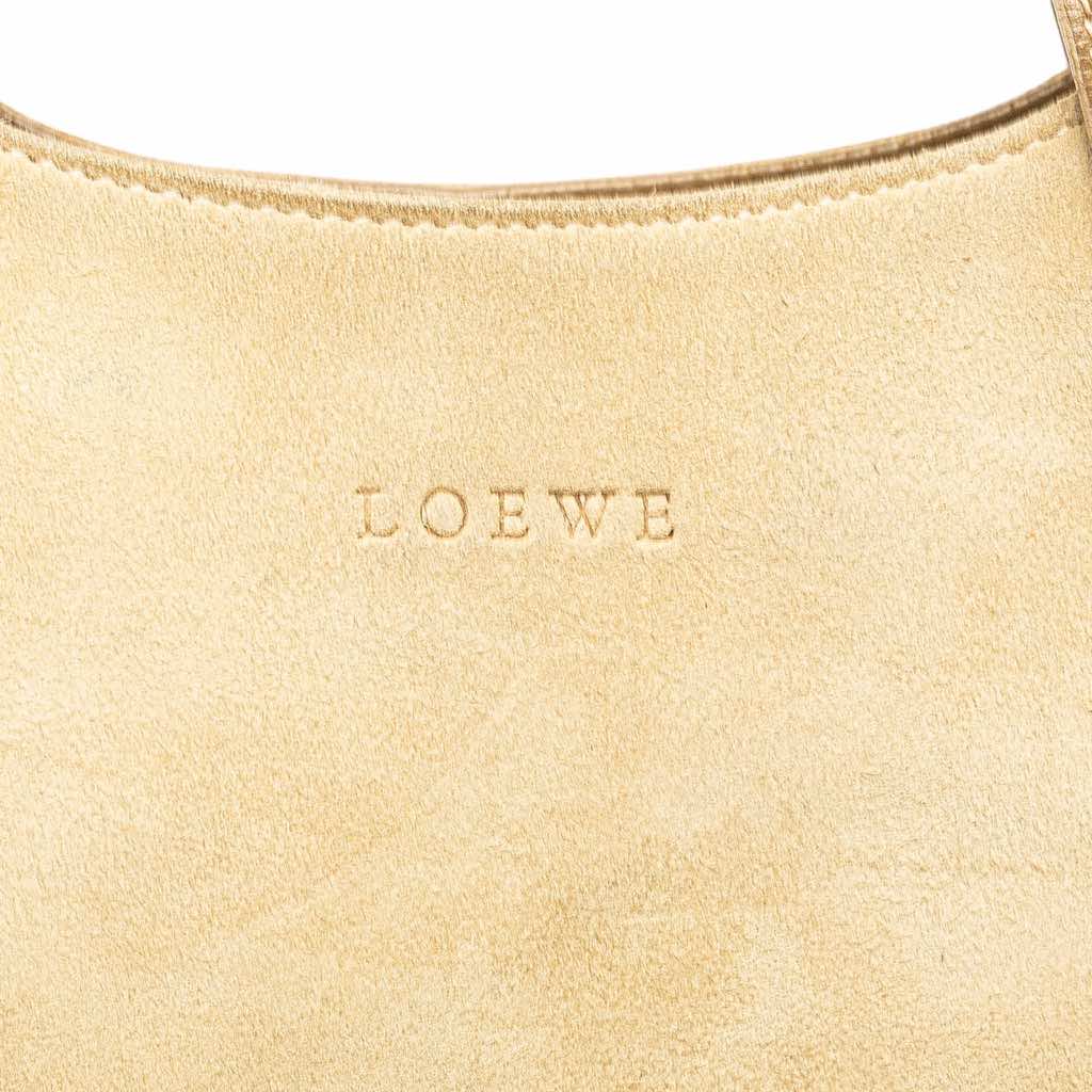 Loewe Suede Leather Handbag - Image 11