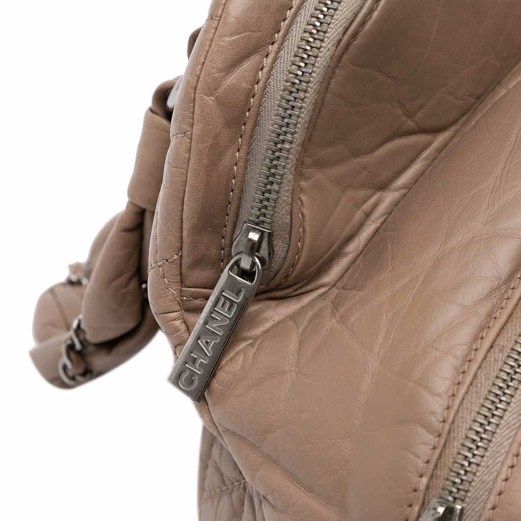 Chanel Distressed Lambskin Lady Braid Bowler Bag - Image 14