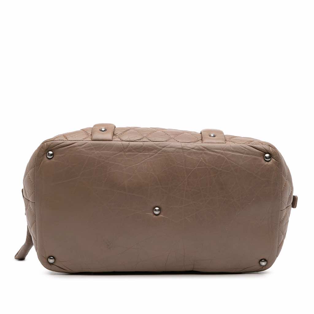 Chanel Distressed Lambskin Lady Braid Bowler Bag - Image 6