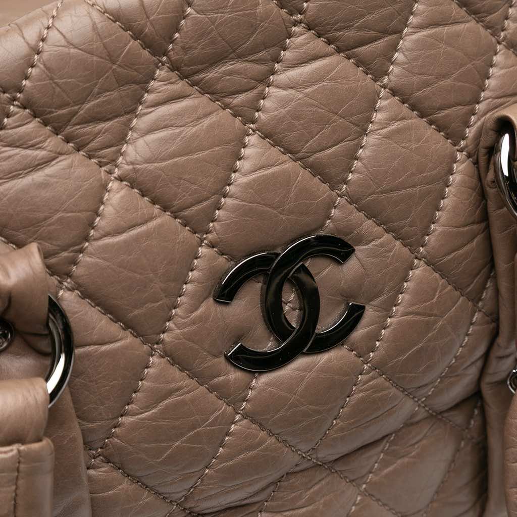 Chanel Distressed Lambskin Lady Braid Bowler Bag - Image 12