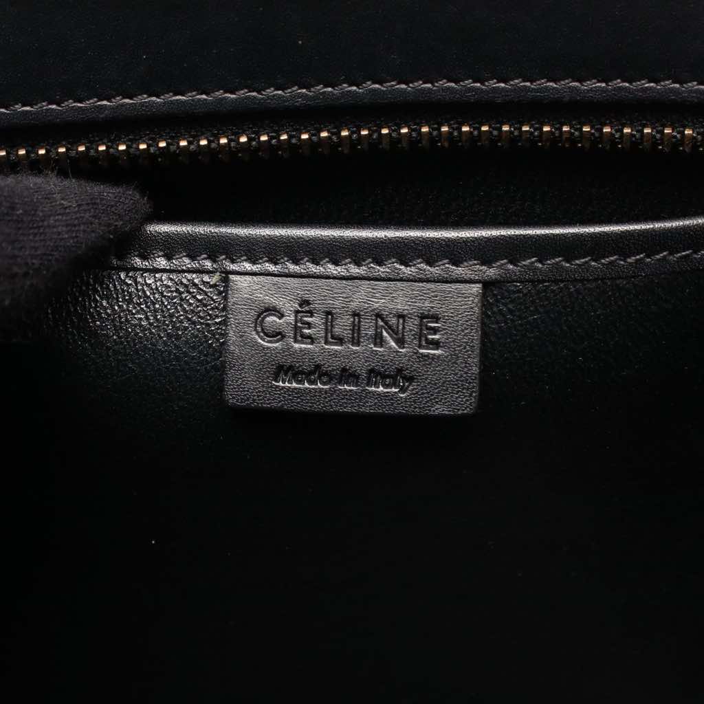 Celine Nano Tricolor Canvas and Leather Luggage Tote - 4