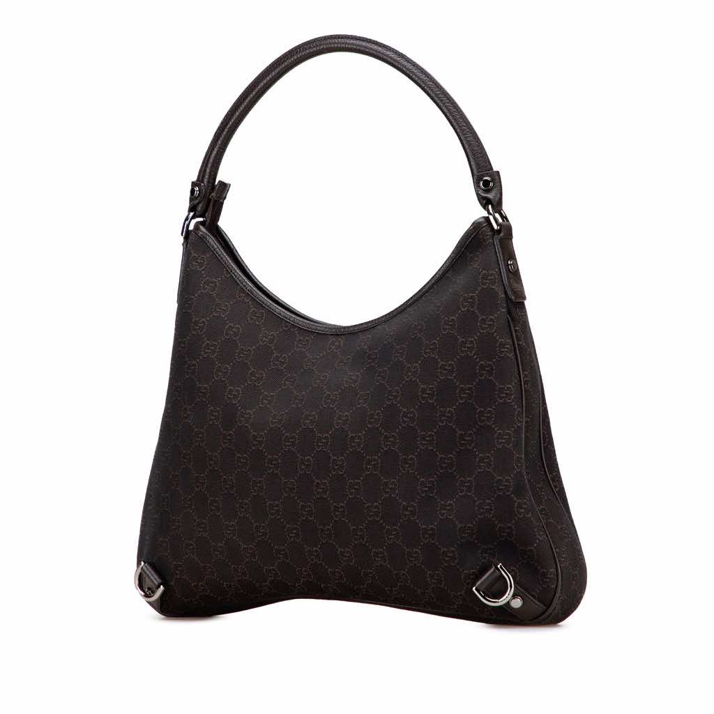 Gucci GG Denim Abbey D Ring Shoulder Bag - 2