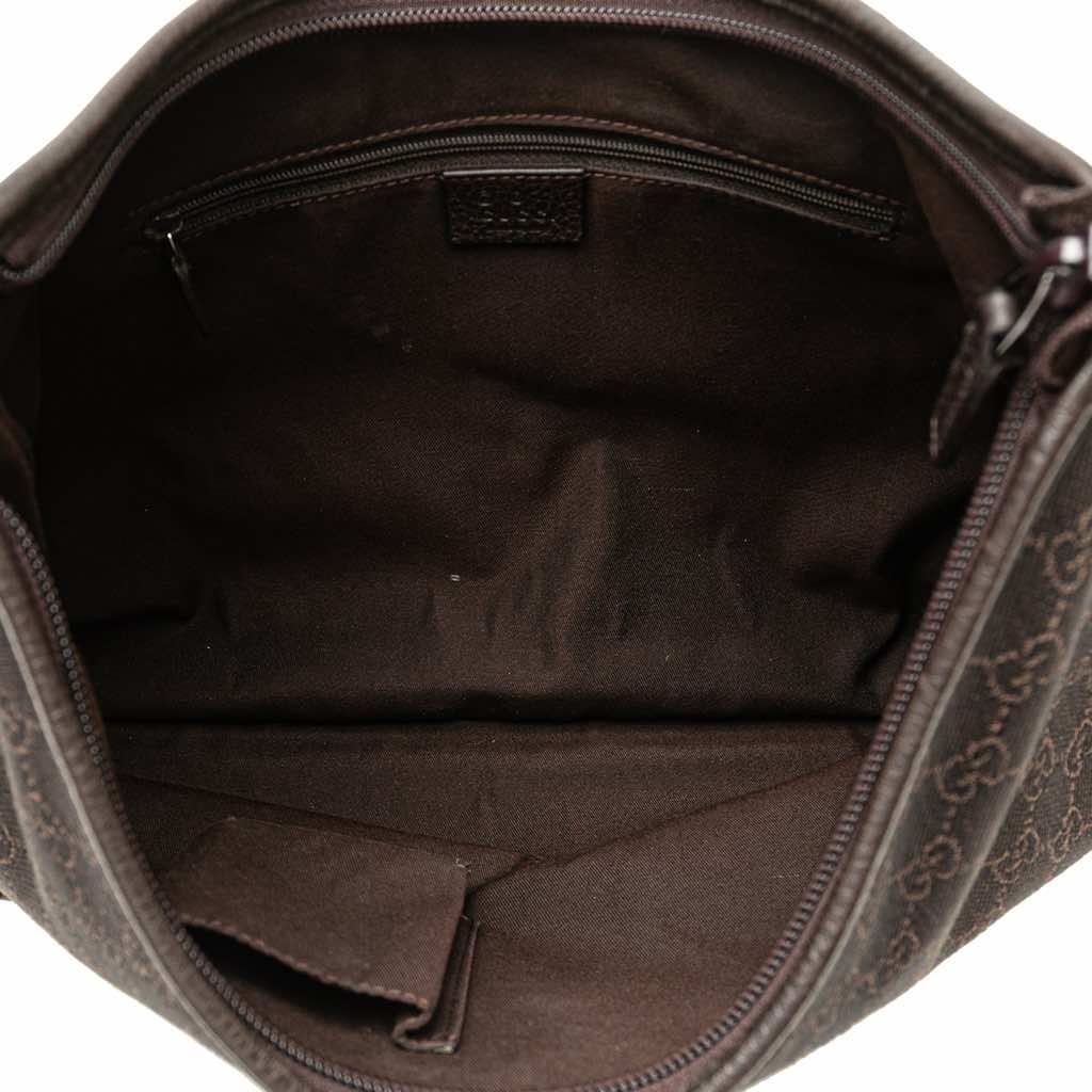 Gucci GG Denim Abbey D Ring Shoulder Bag - 4