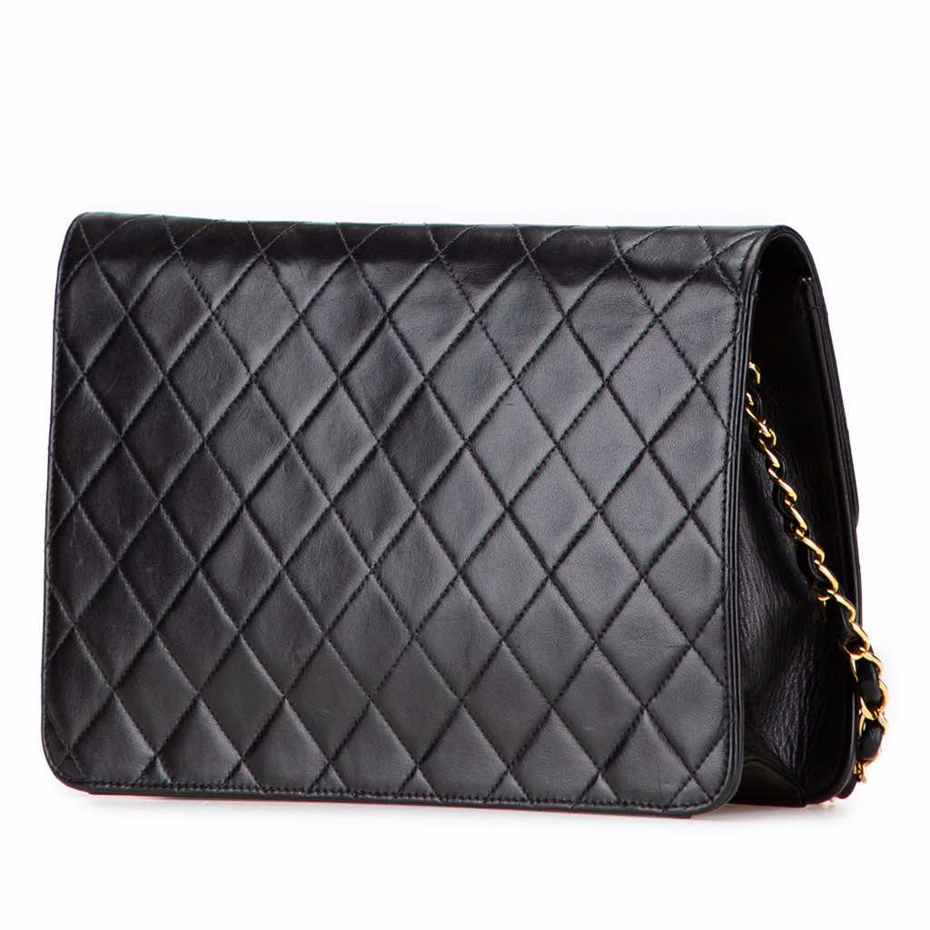 Chanel Medium CC Quilted Lambskin Half Single Flap - 2
