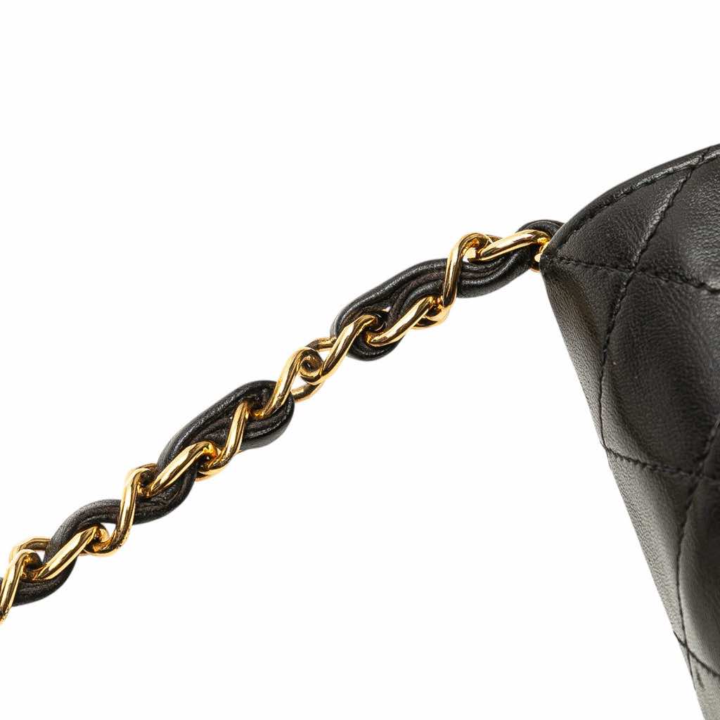 Chanel Medium CC Quilted Lambskin Half Single Flap - 5