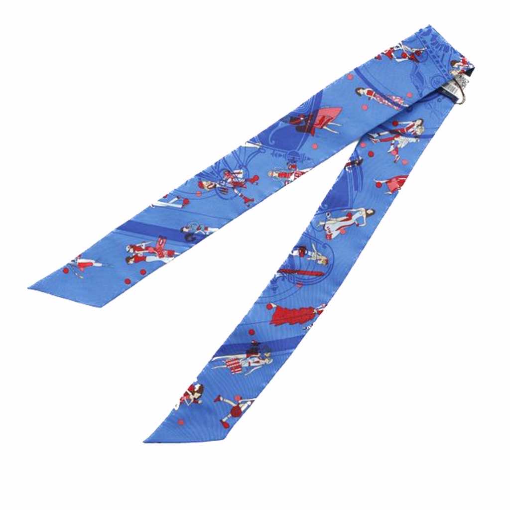 Hermès Ex Libris Les Parisiennes Silk Twilly Scarf - Image 6