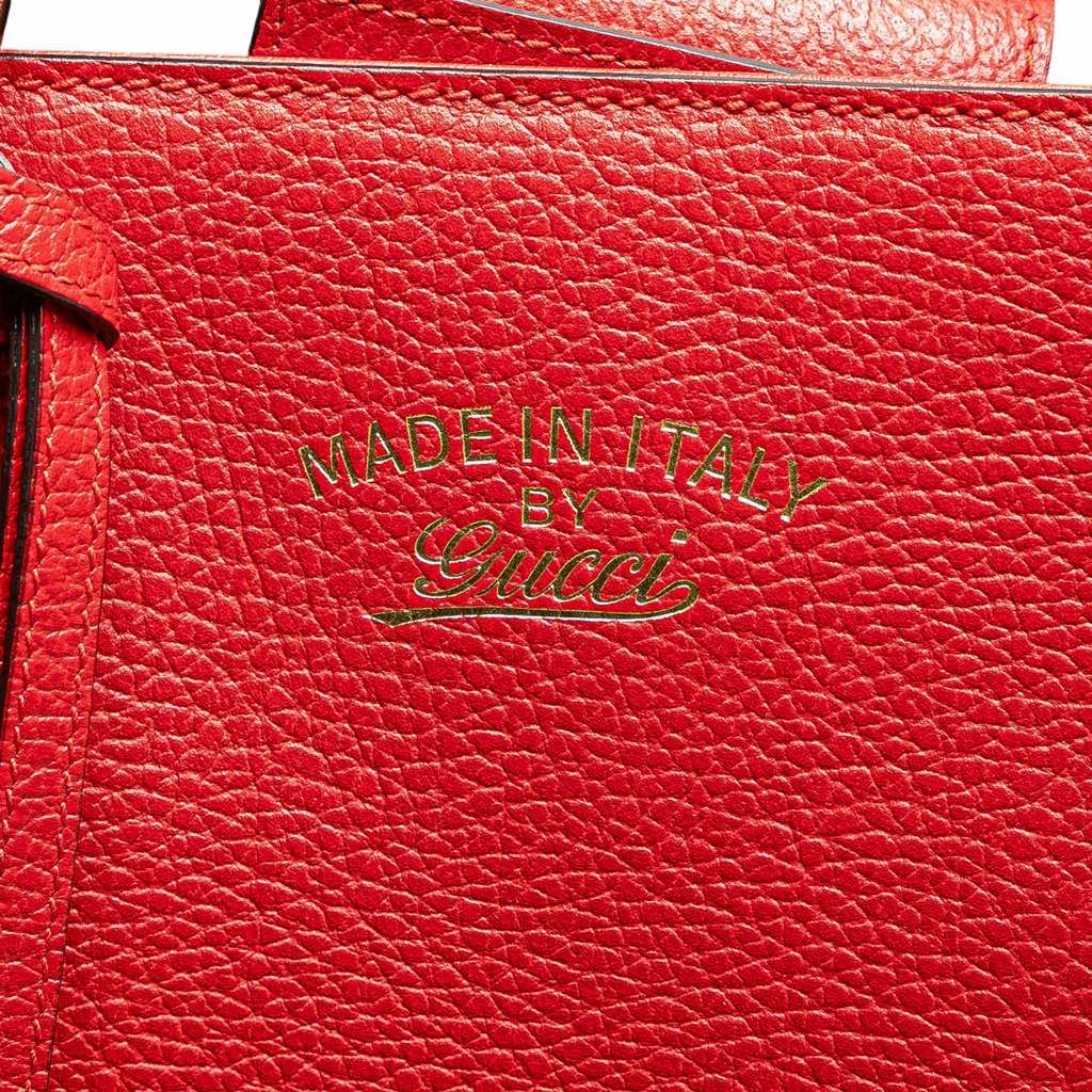 Gucci Medium Dollar Calfskin Swing Tote - Image 11