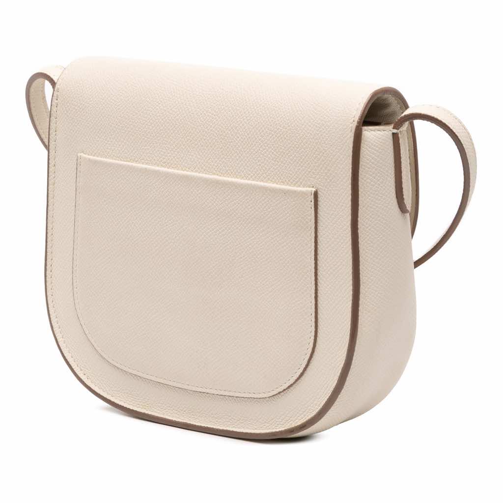 Celine Small Grained Calfskin Trotteur Crossbody - Back view