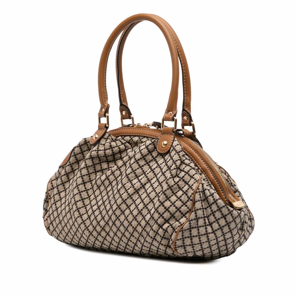 Gucci Diamante Canvas Sukey Satchel - Back view