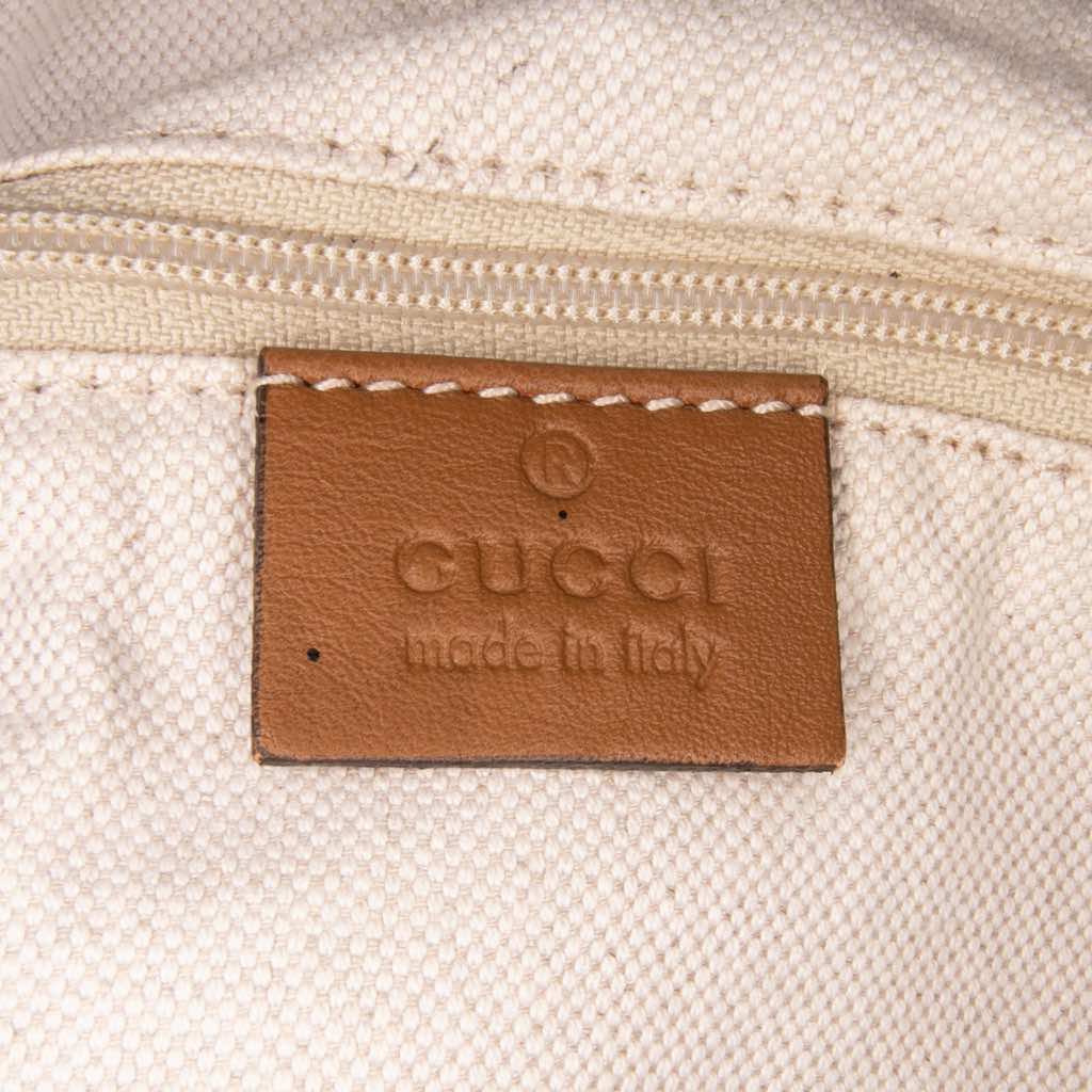 Gucci Diamante Canvas Sukey Satchel - Side view