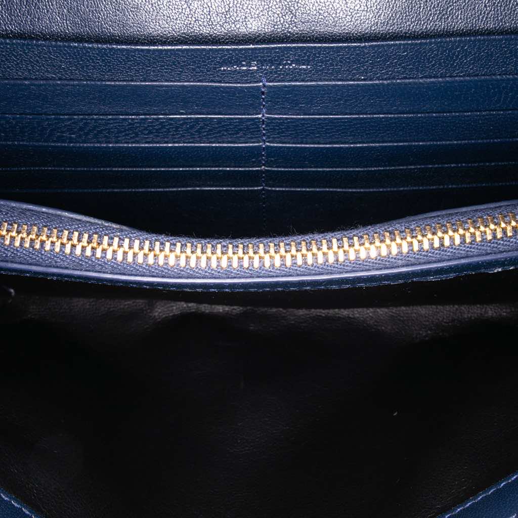 Saint Laurent Quilted Diamond Lambskin Becky Wallet on Chain - 4