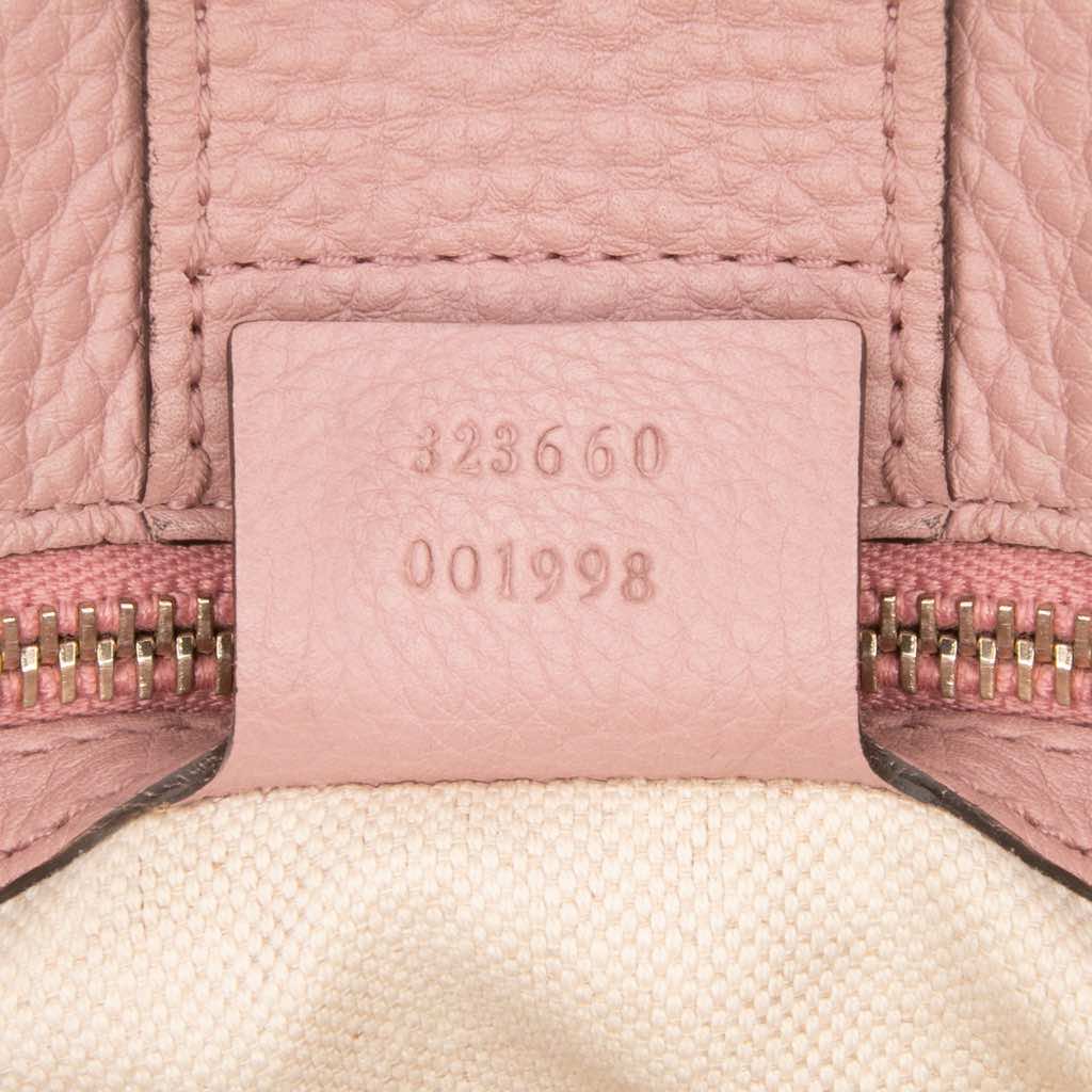 Gucci Medium Calfskin Bamboo Shopper Satchel - Detail 1