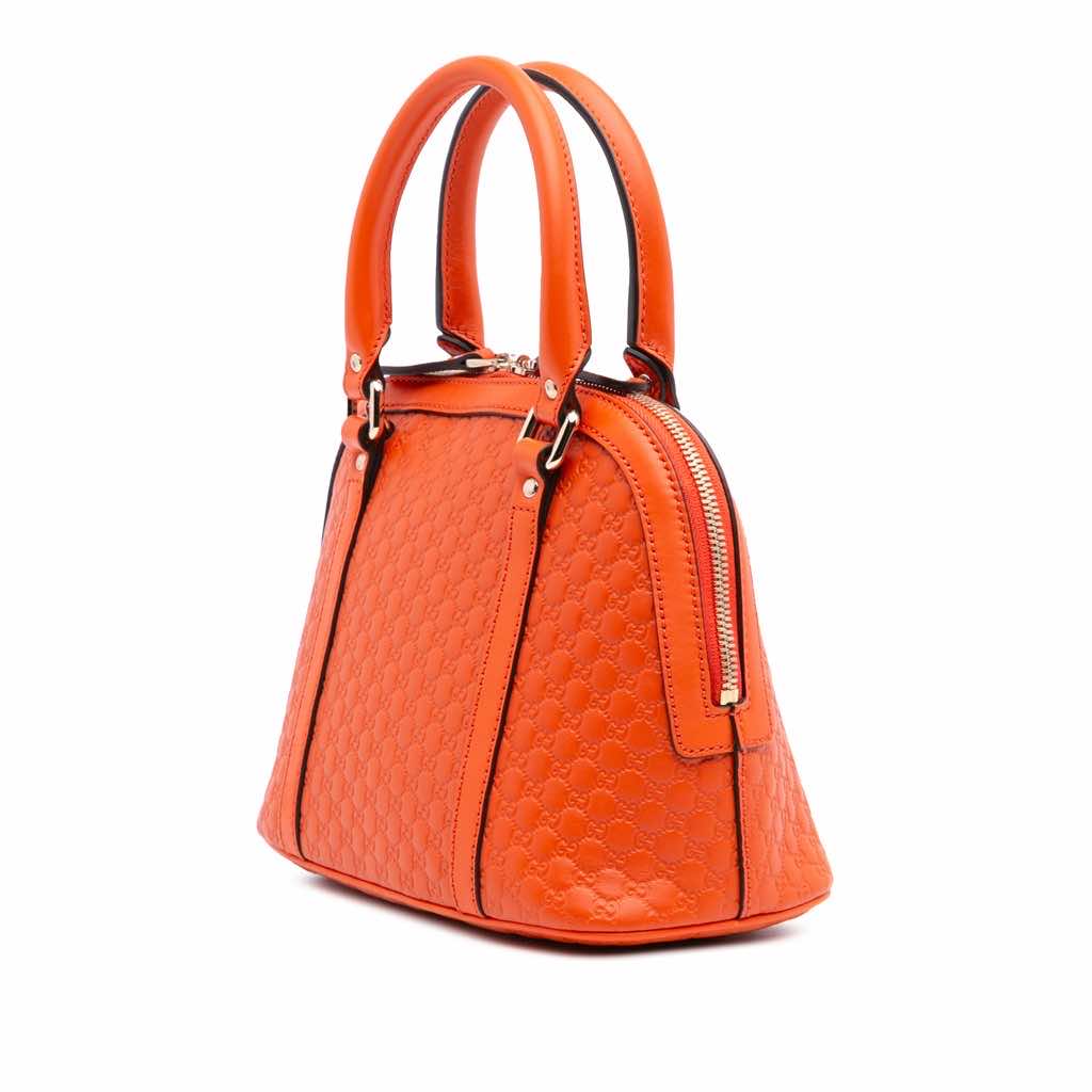 Gucci Mini Microguccissima Dome Satchel - Back view