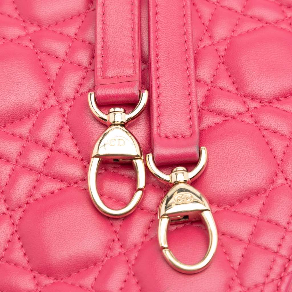 Dior Large Lambskin Cannage Lady Dior - Image 10