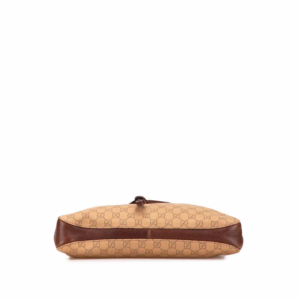 Gucci GG Denim Horsebit Shoulder Bag - 3