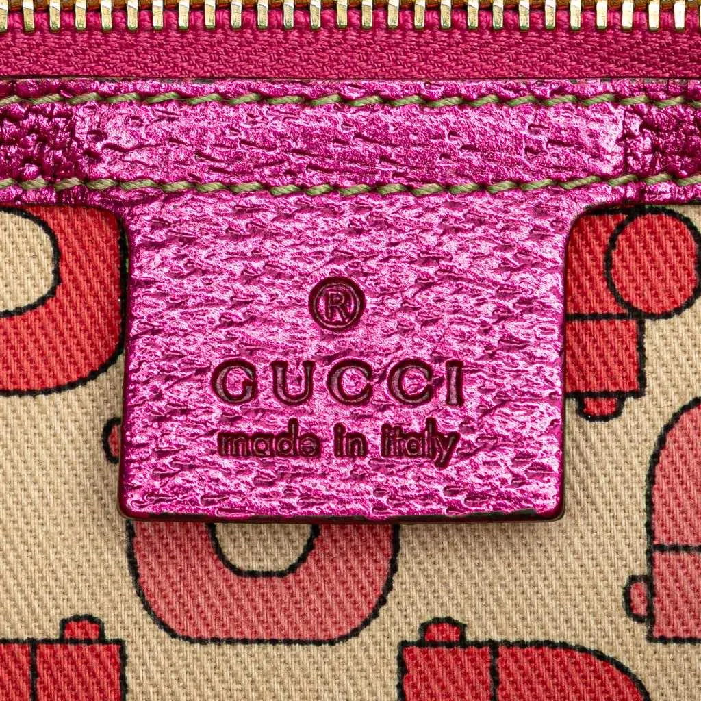 Gucci GG Canvas Jolicoeur Tote Brown Canvas Good - Box View