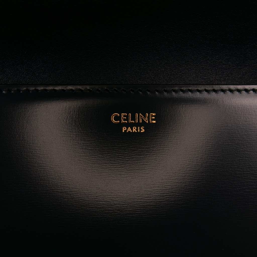 Celine Classique Shiny Calfskin Triomphe Crossbody - Side view