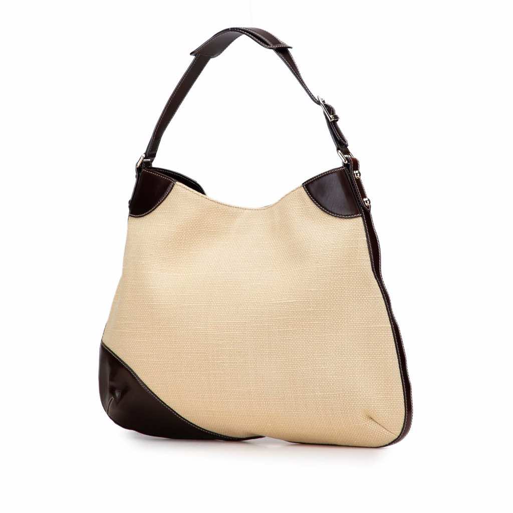 Gucci Raffia Hasler Hobo - 2