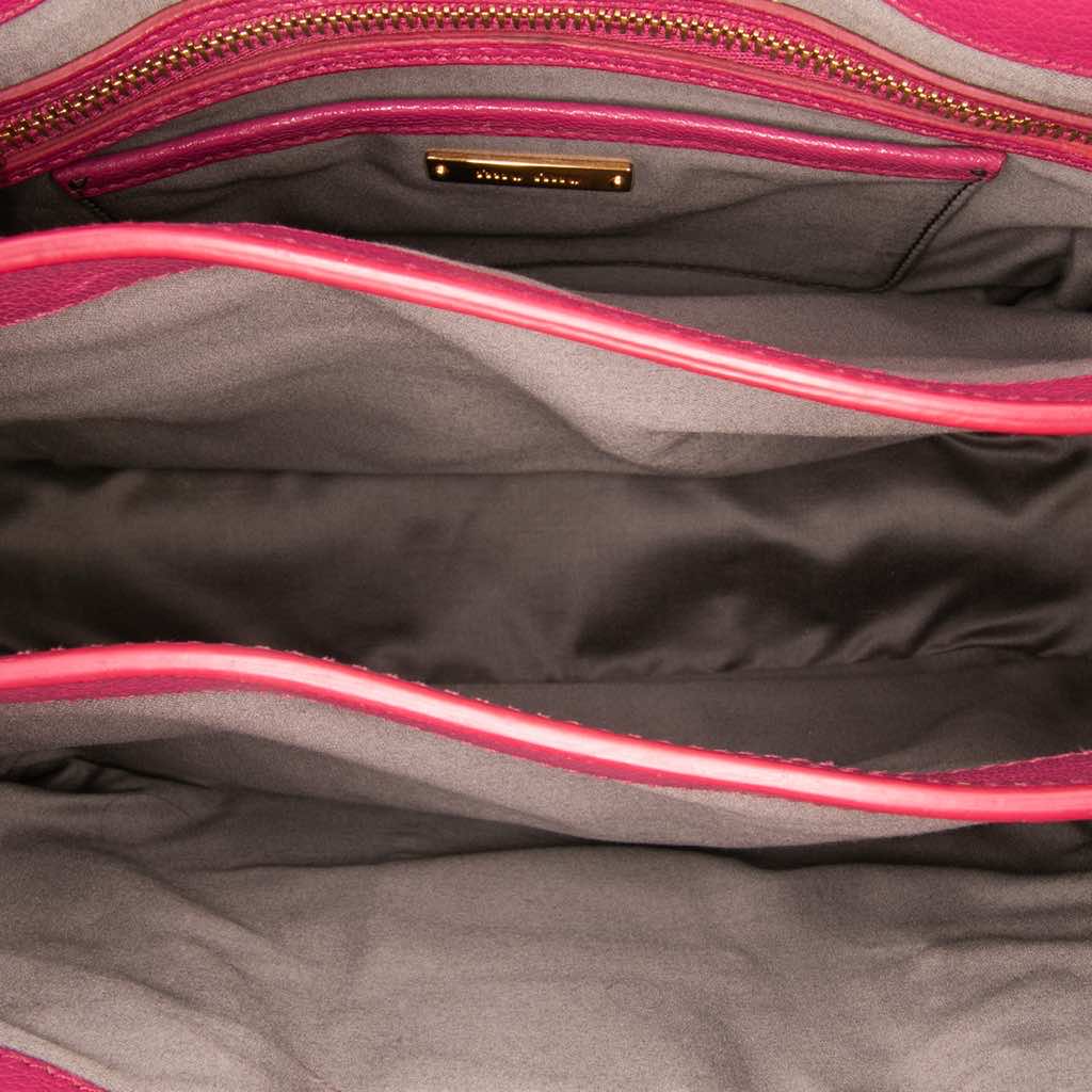 Miu Miu Goatskin Madras Satchel - 4