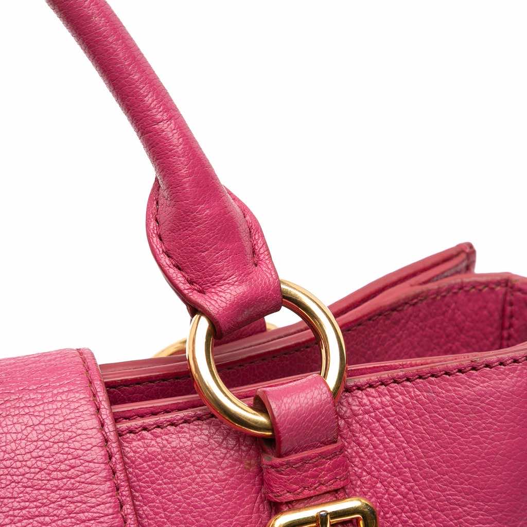 Miu Miu Goatskin Madras Satchel - Detail 2