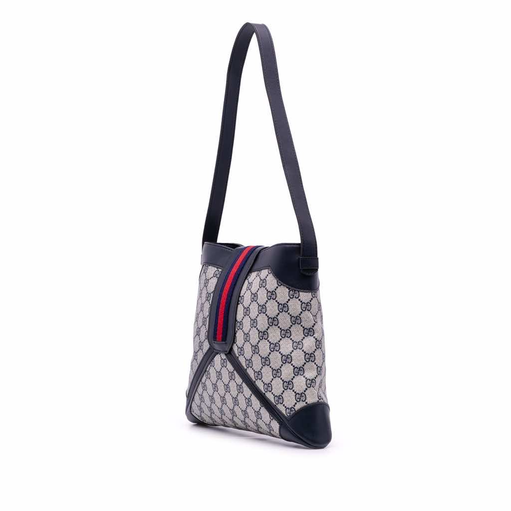 Gucci GG Supreme Ophidia Shoulder Bag - Back view