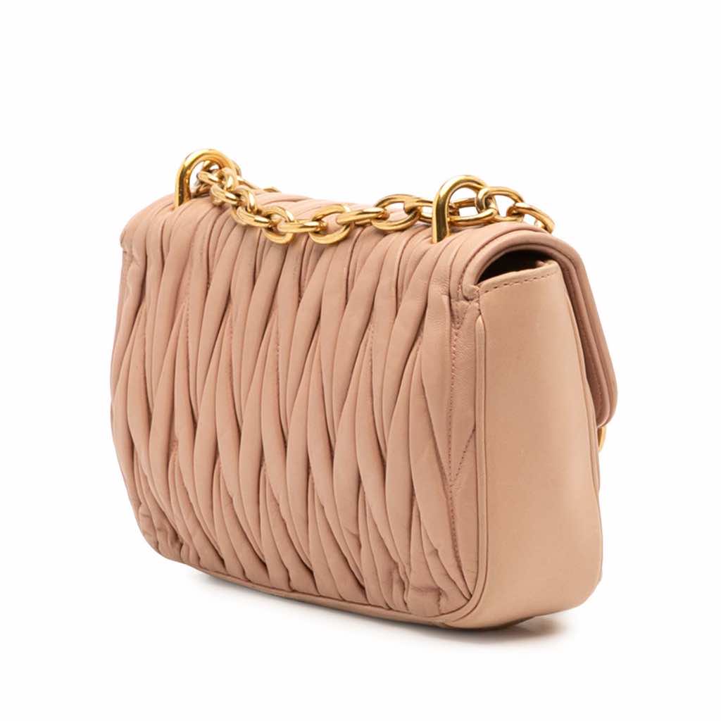 Miu Miu Matelasse Leather Flap Crossbody - 2