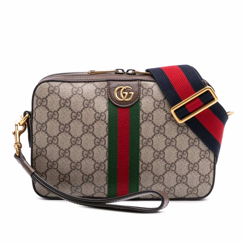 Gucci Small GG Supreme Web Ophidia Crossbody