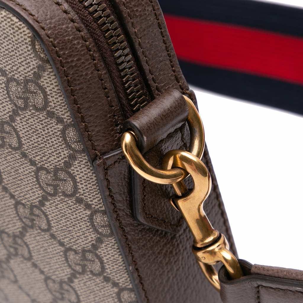 Gucci Small GG Supreme Web Ophidia Crossbody - Image 12